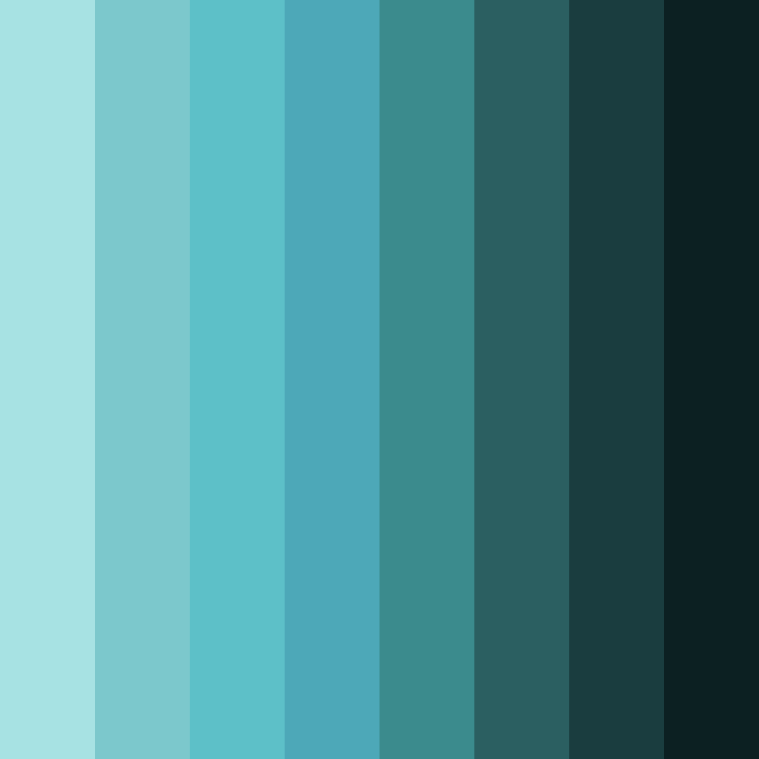 Download oceanic serenity color palette PNG image (square)