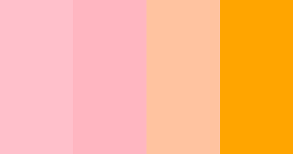 Download peach color palette PNG image (landscape)