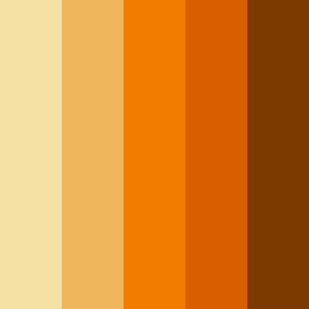 Download autumn harvest delight color palette PNG image (square)