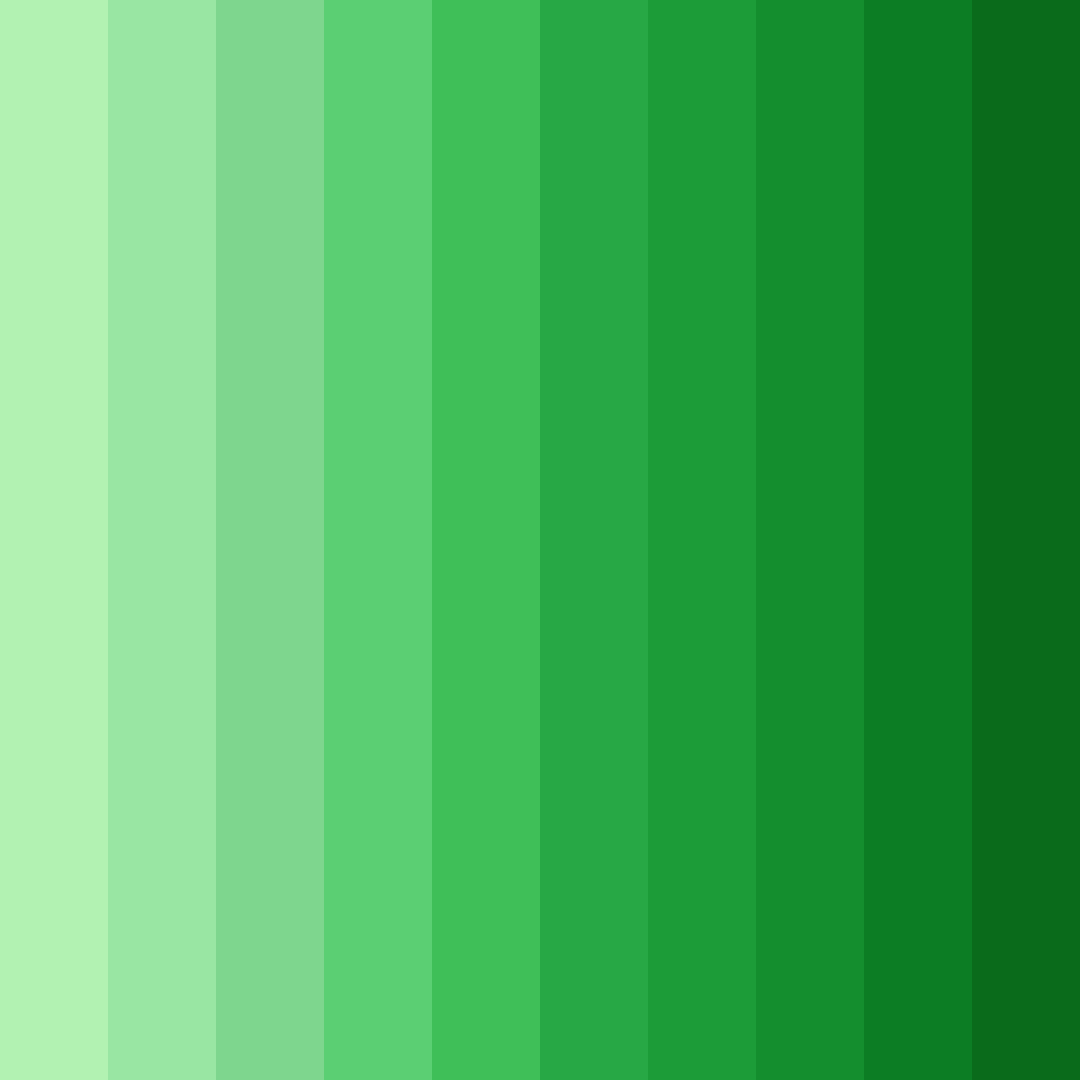 Download verdant symphony color palette PNG image (square)