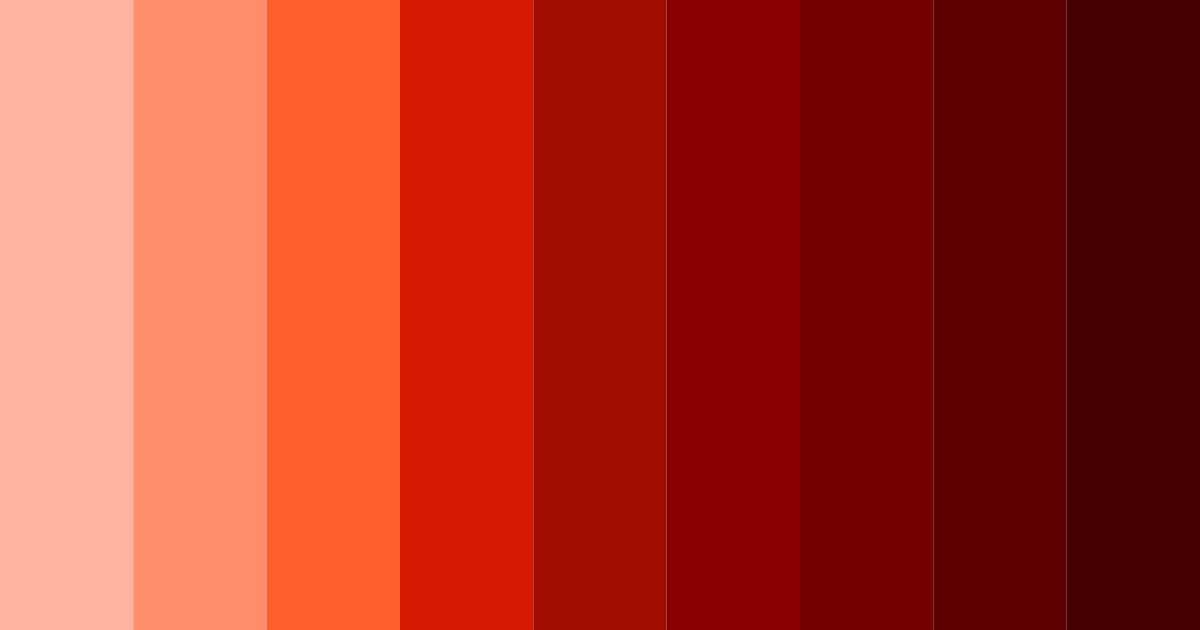 Download crimson ember color palette PNG image (landscape)