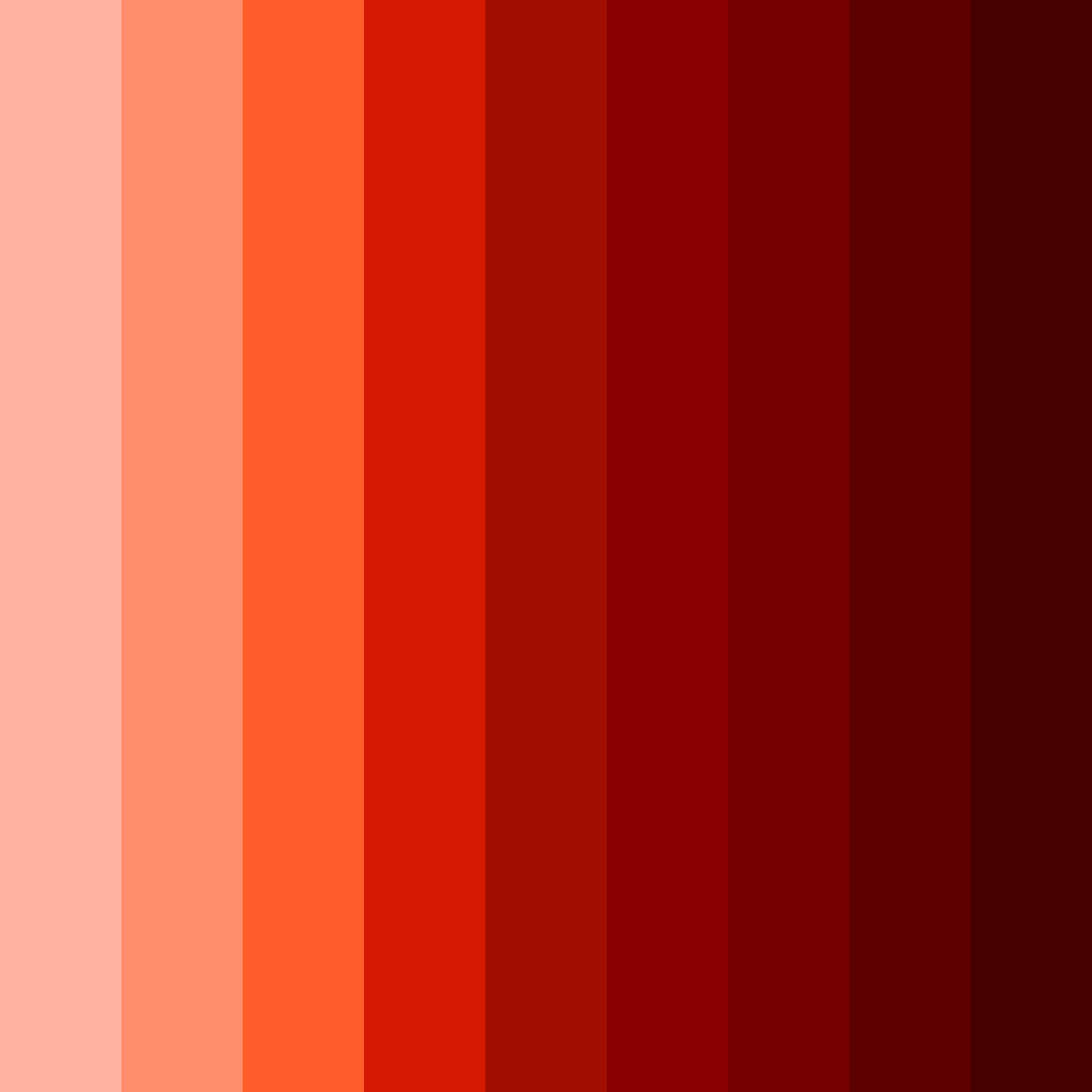 Download crimson ember color palette PNG image (square)