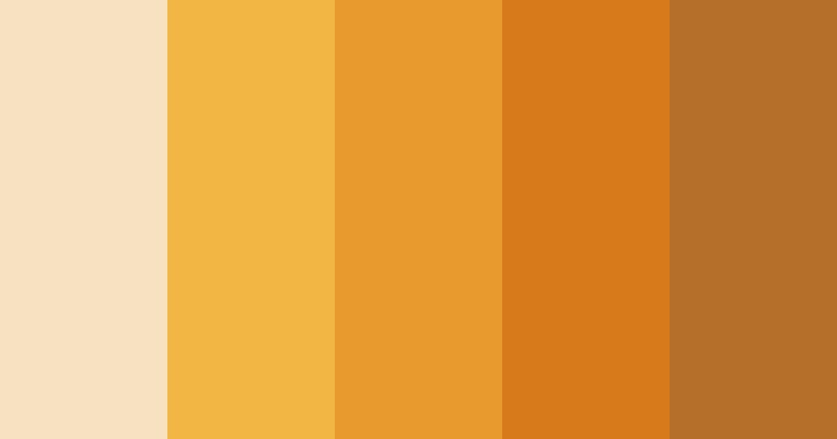 Download orange sunset color palette PNG image (landscape)