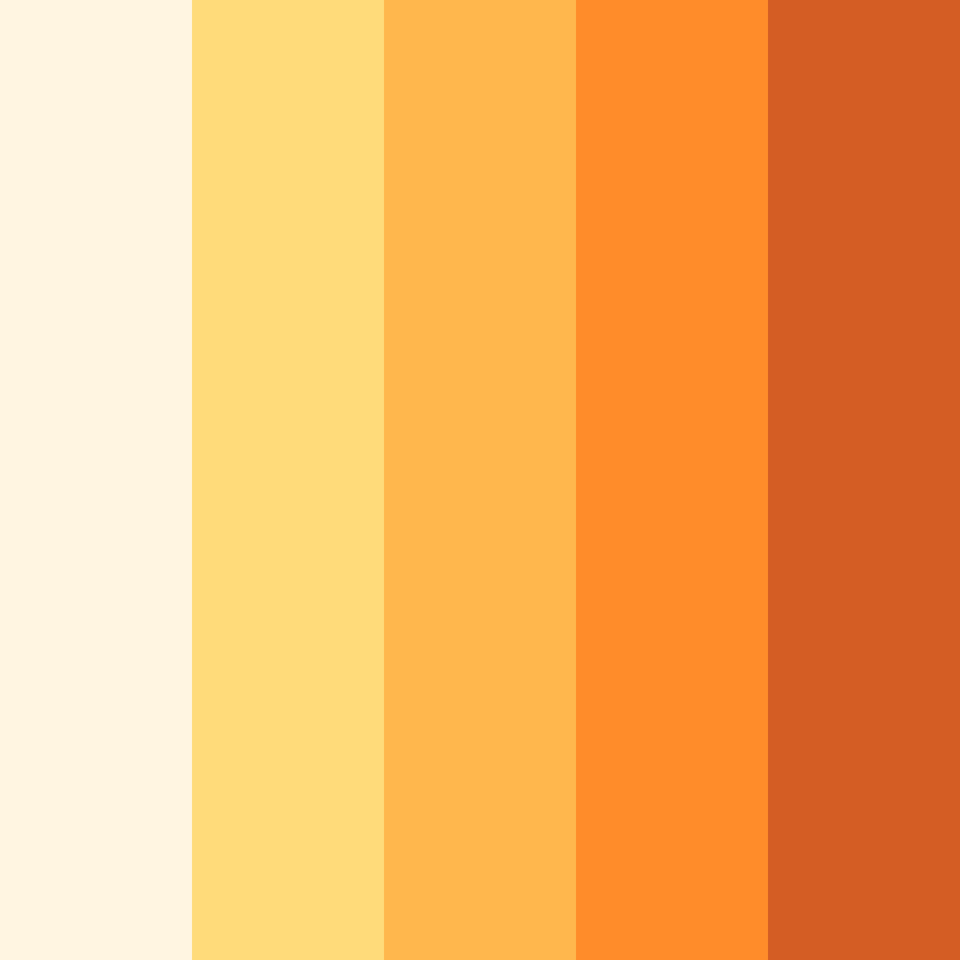 Download sunny ember color palette PNG image (square)