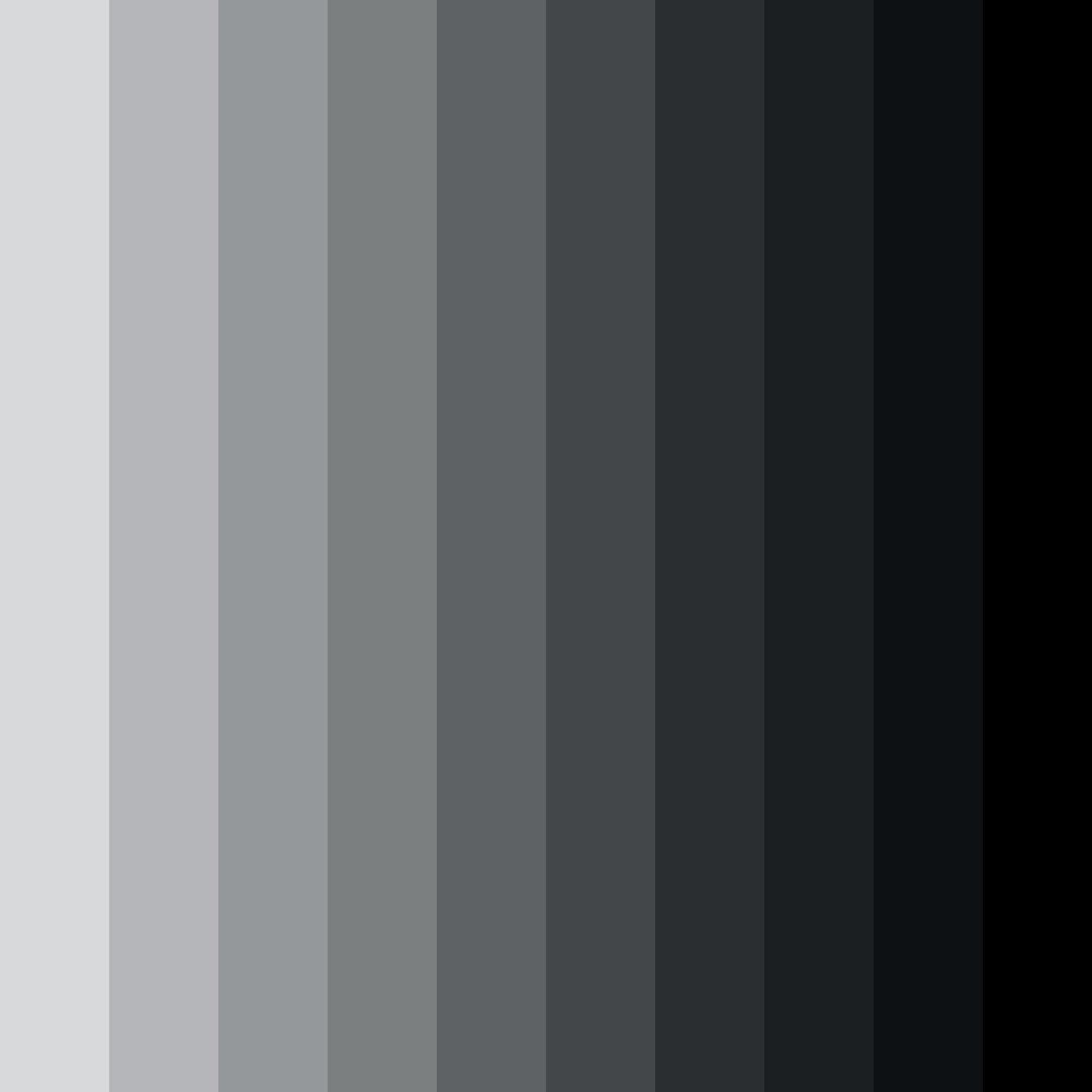 Download shades of silver color palette PNG image (square)