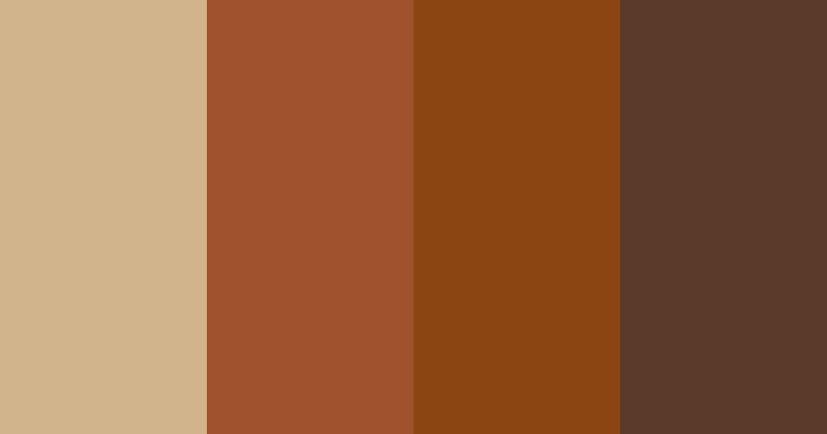 Download earthy elegance color palette PNG image (landscape)
