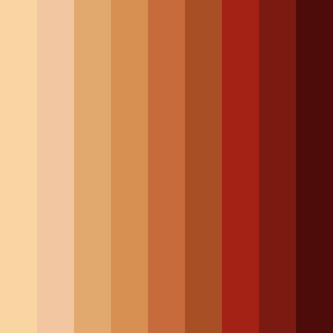 Download rustic embers color palette PNG image (square)