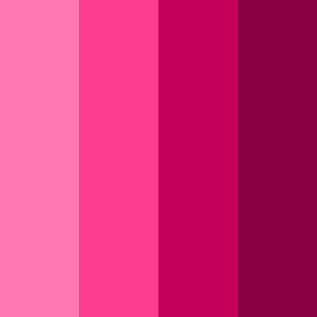 Download bright hot pink color palette PNG image (square)