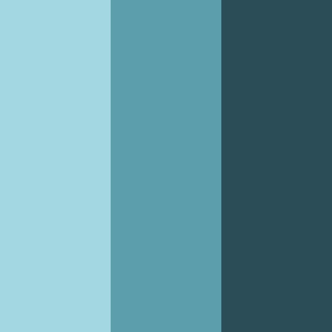 Download teal phone color palette PNG image (square)