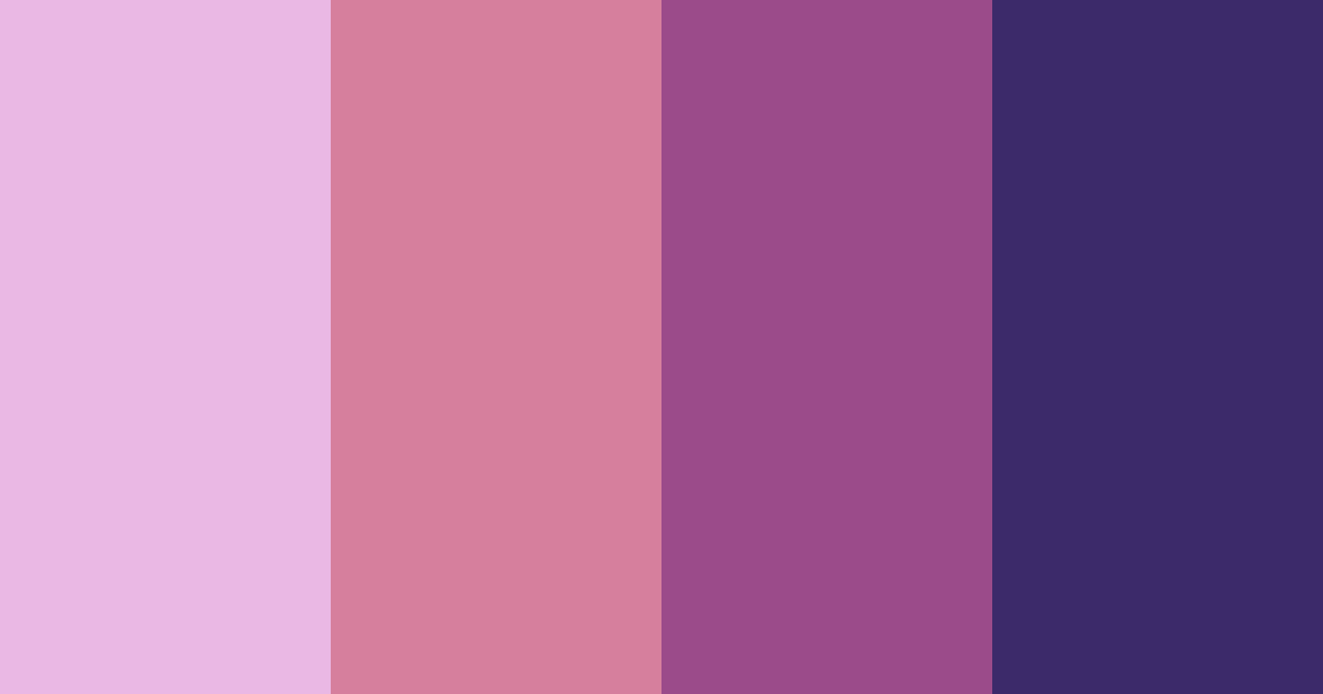 Download violet blossom dreamscape color palette PNG image (landscape)