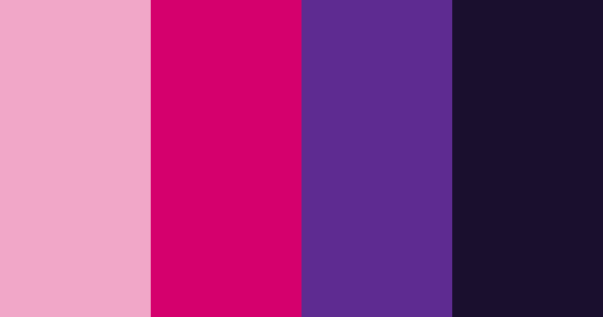 Download shades of pink color palette PNG image (landscape)