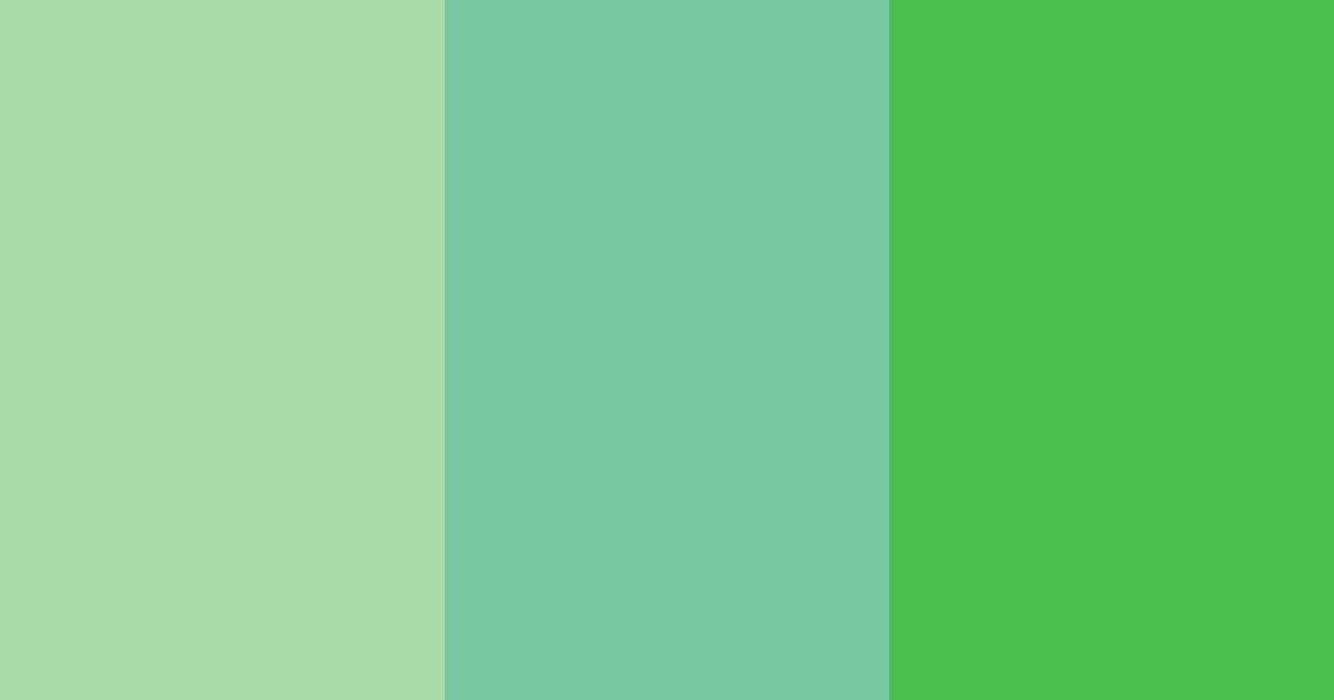 Download emerald meadow color palette PNG image (landscape)
