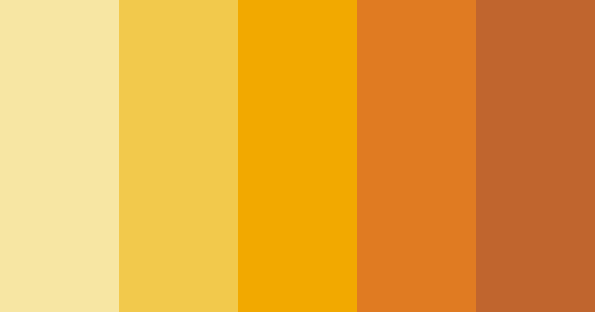 Download golden sunset color palette PNG image (landscape)