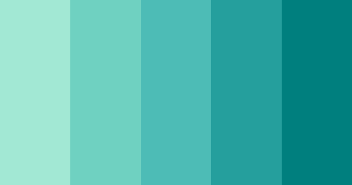 Download tropical serenity color palette PNG image (landscape)
