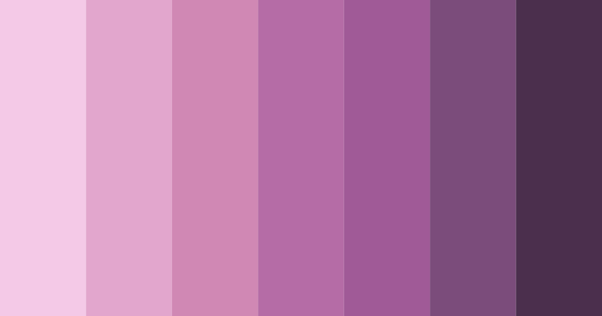 Download pastel purple color palette PNG image (landscape)