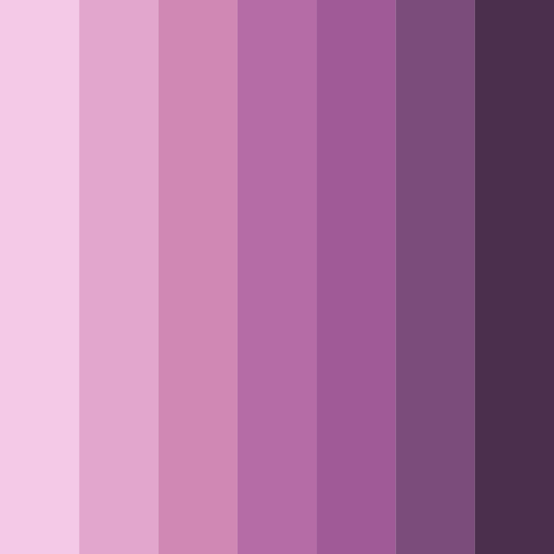 Download pastel purple color palette PNG image (square)