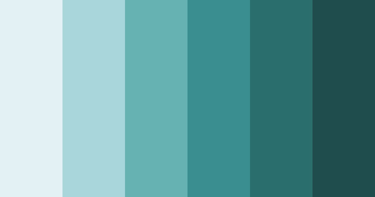 Download teal invincibility color palette PNG image (landscape)