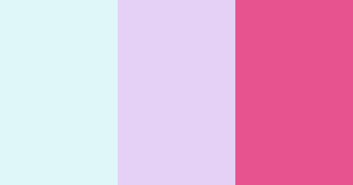 Download cotton candy dreams color palette PNG image (landscape)