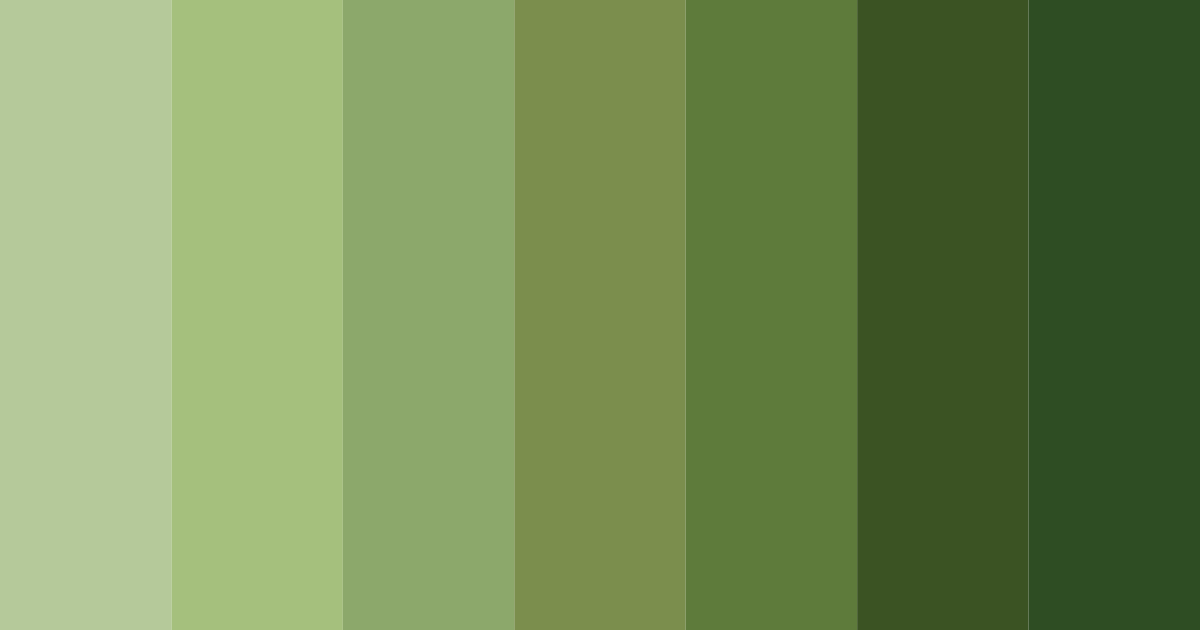 Download earthy green color palette PNG image (landscape)