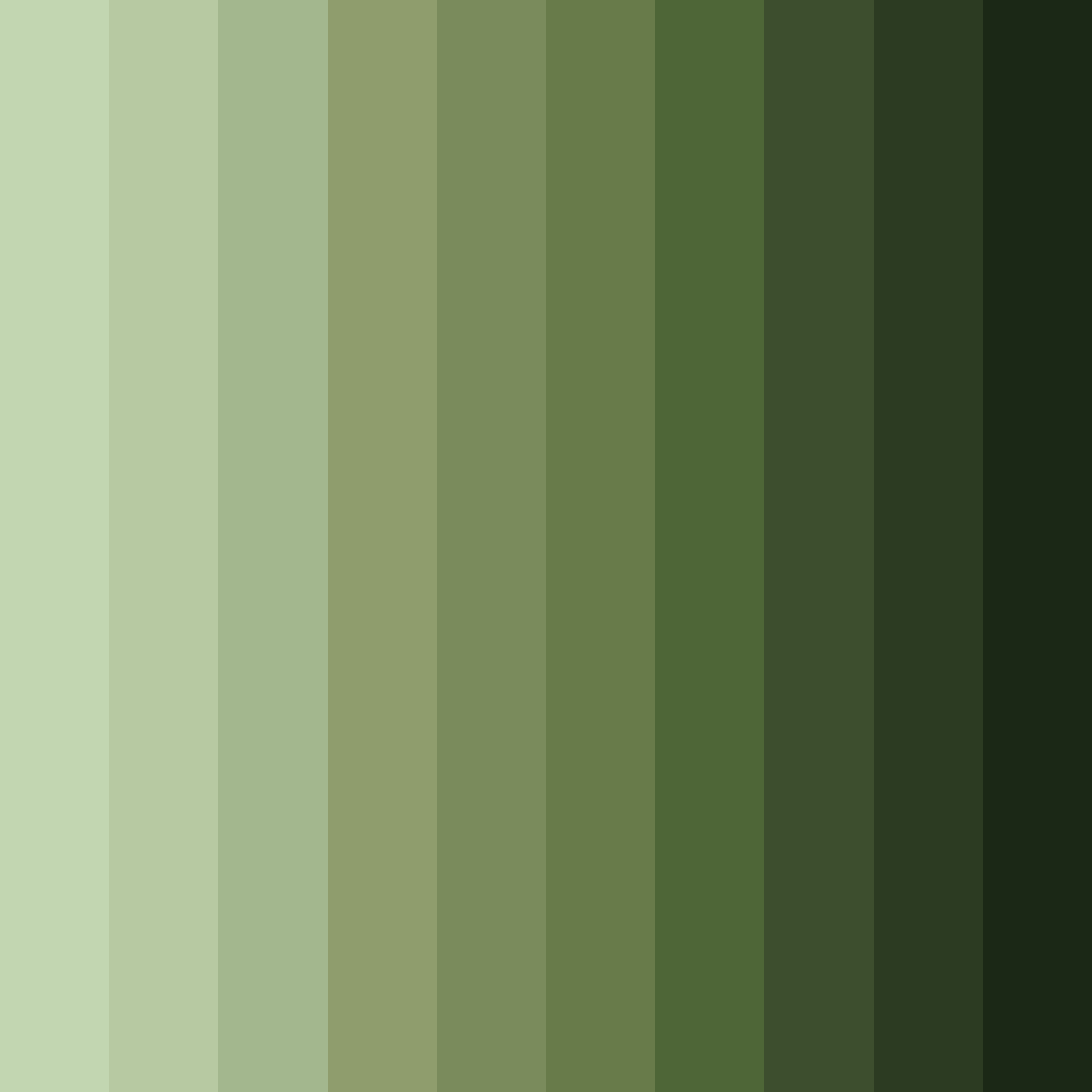 Download whispering woods color palette PNG image (square)