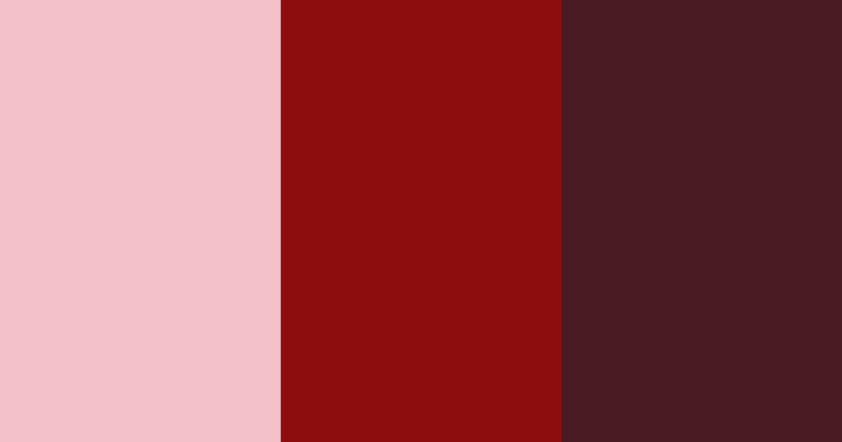 Download burgundy rose color palette PNG image (landscape)