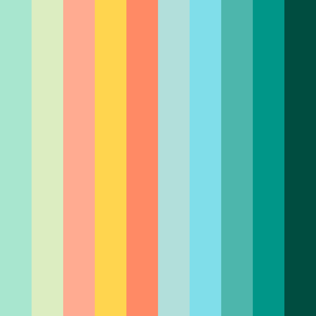 Download verdant brew color palette PNG image (square)