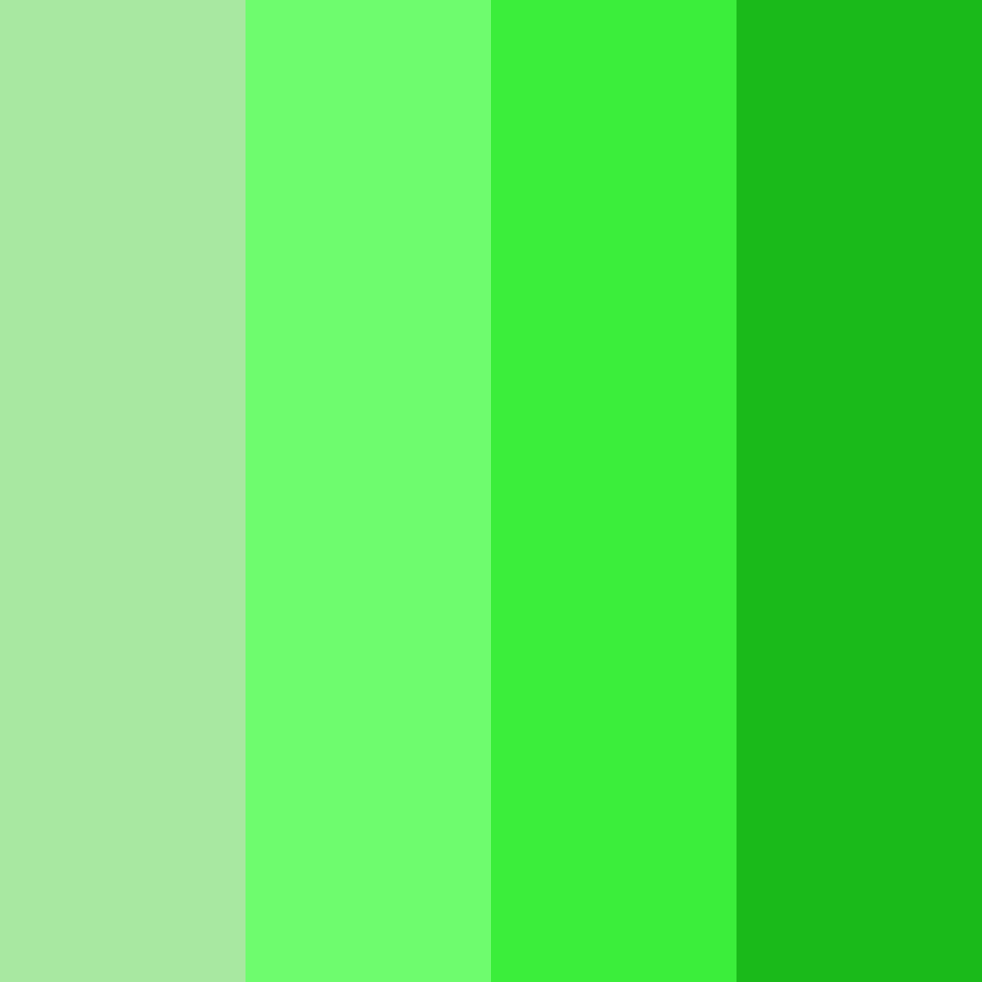 Download electric emerald breeze color palette PNG image (square)