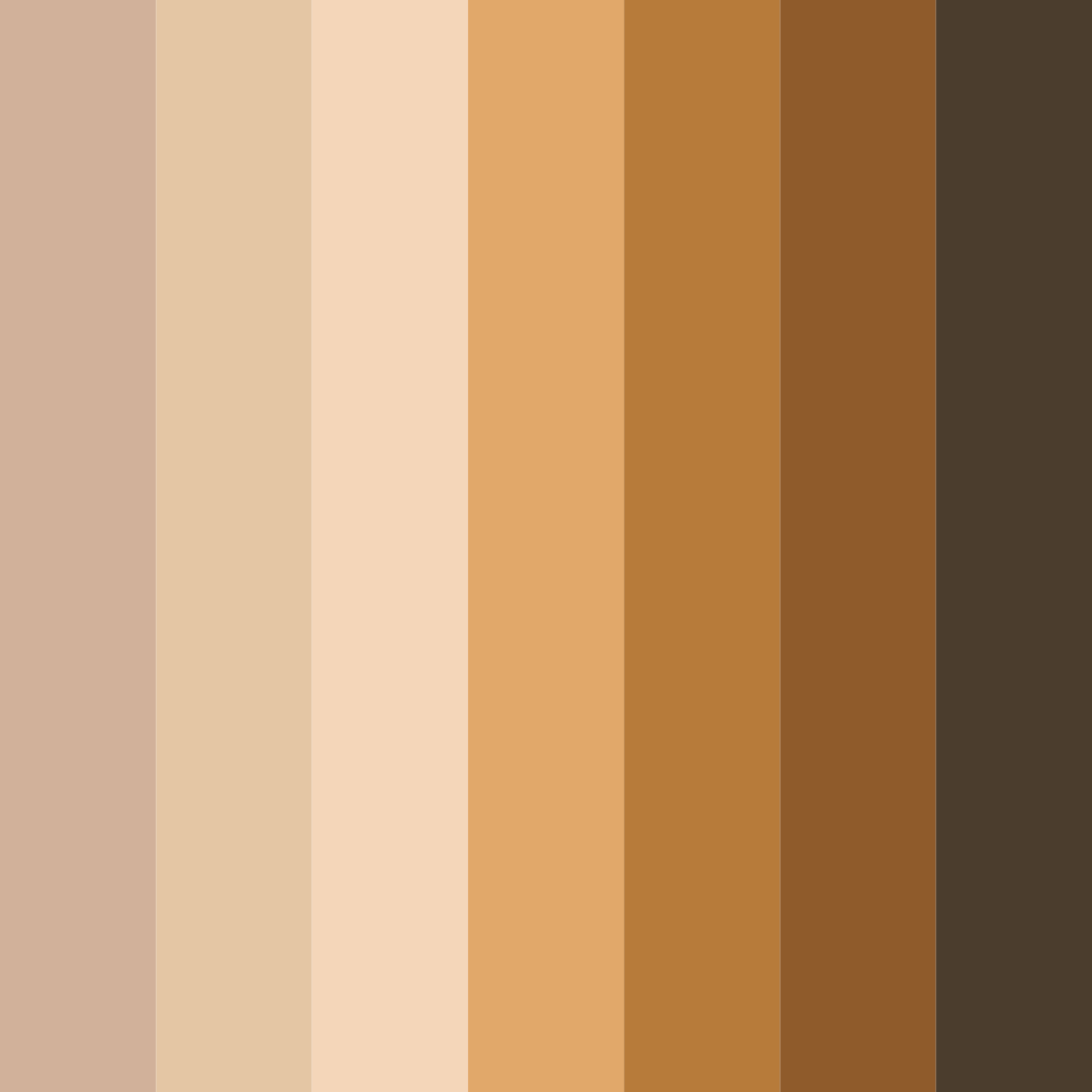 Download savory scone symphony color palette PNG image (square)
