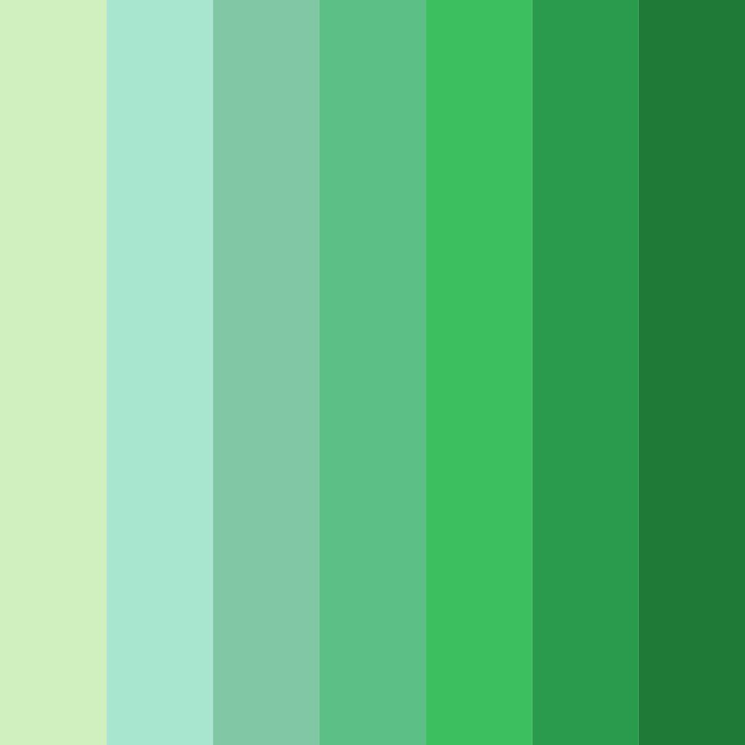 Download verdant dreamscape color palette PNG image (square)