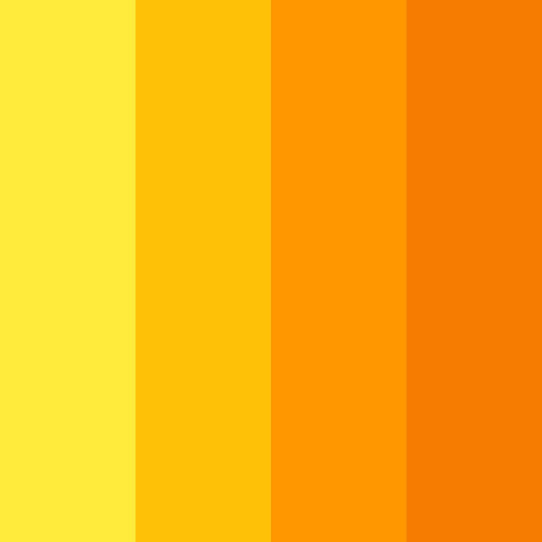 Download orange sunshine color palette PNG image (square)