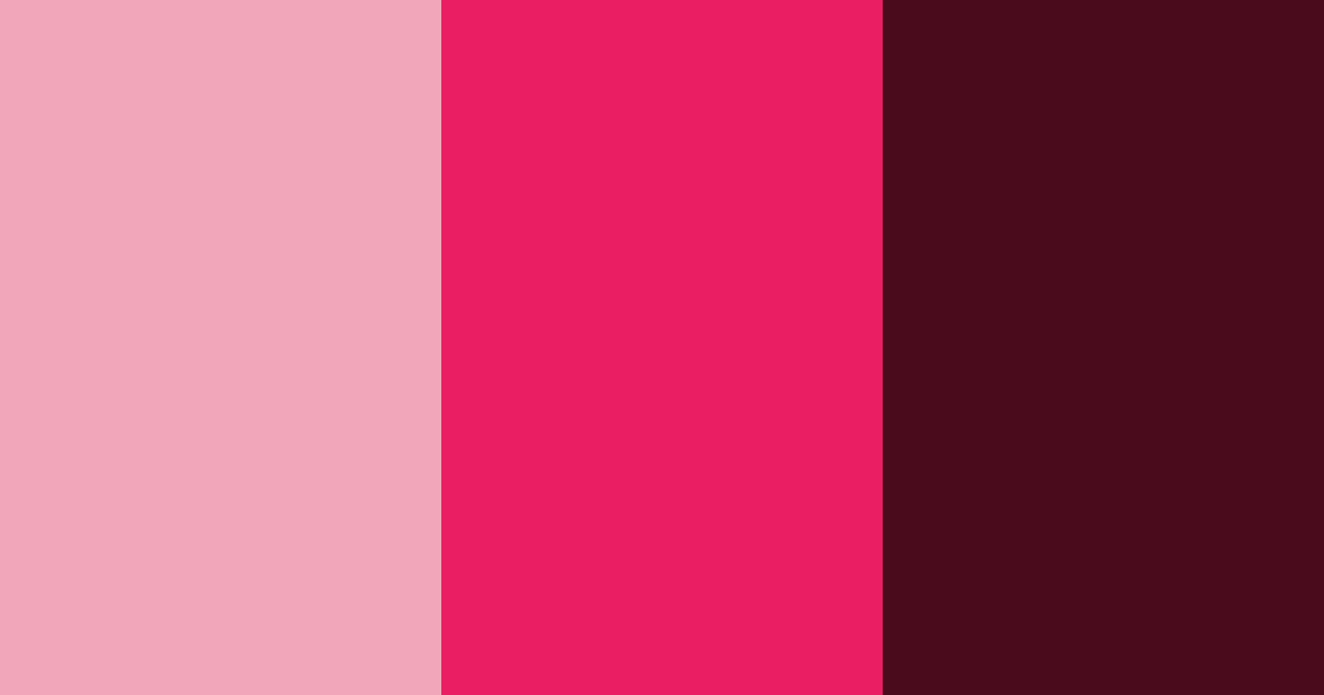 Download pink night color palette PNG image (landscape)