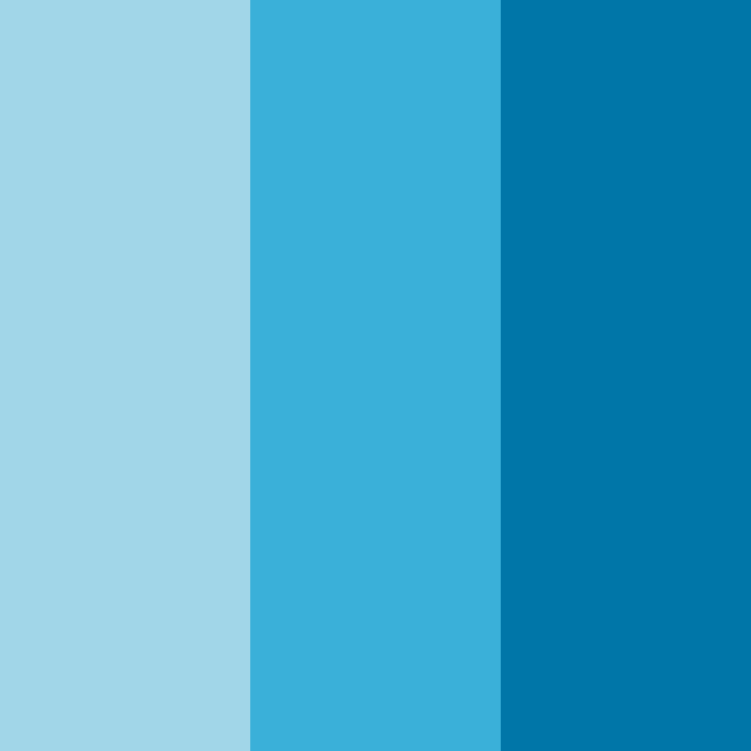 Download ocean blue color palette PNG image (square)