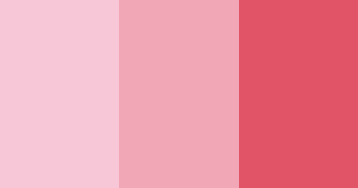 Download pink love color palette PNG image (landscape)