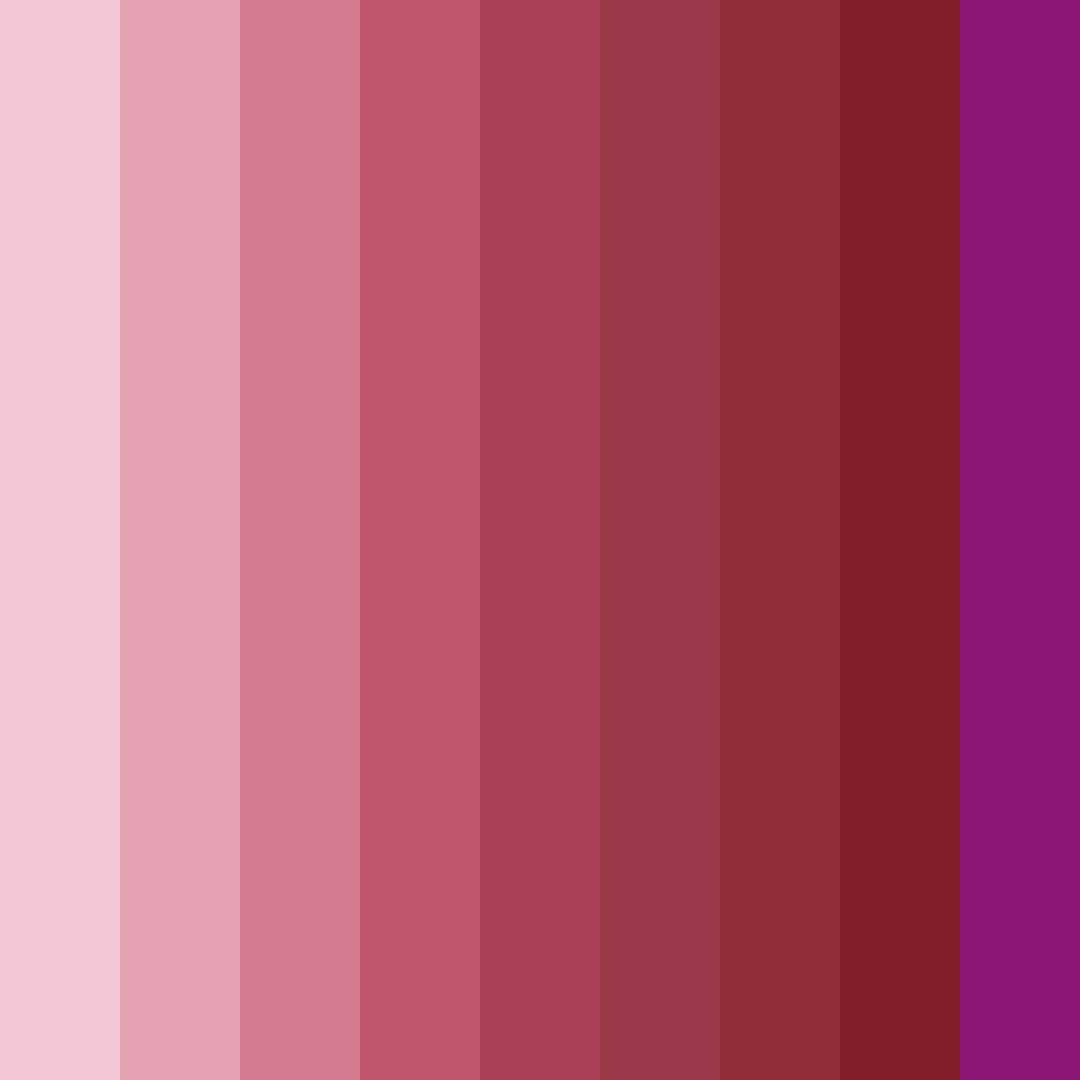 Download crimson serenade color palette PNG image (square)