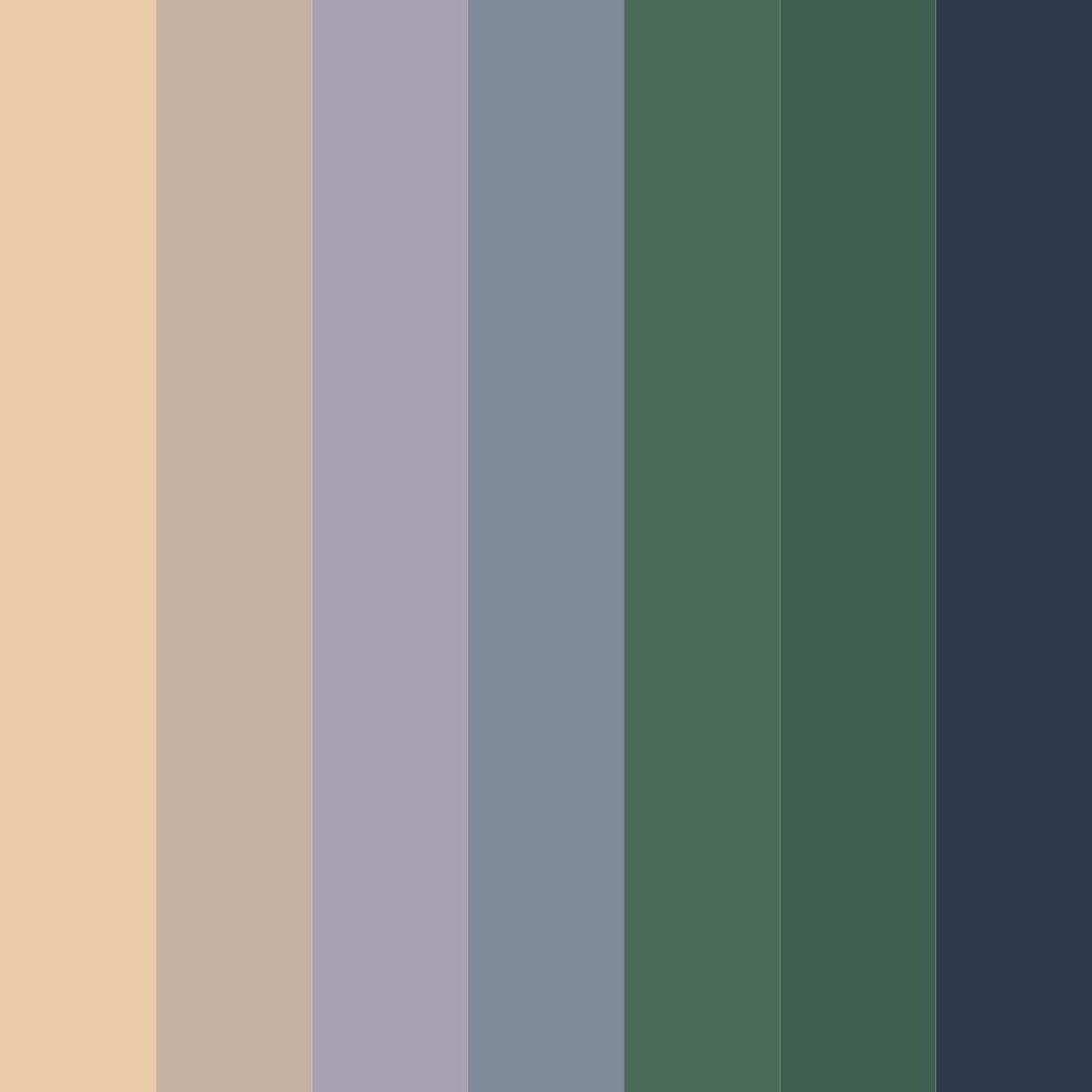 Download muted gold color palette PNG image (square)