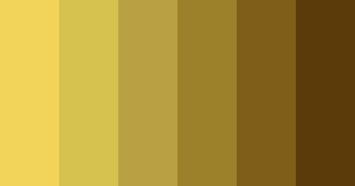 Download golden heritage color palette PNG image (landscape)