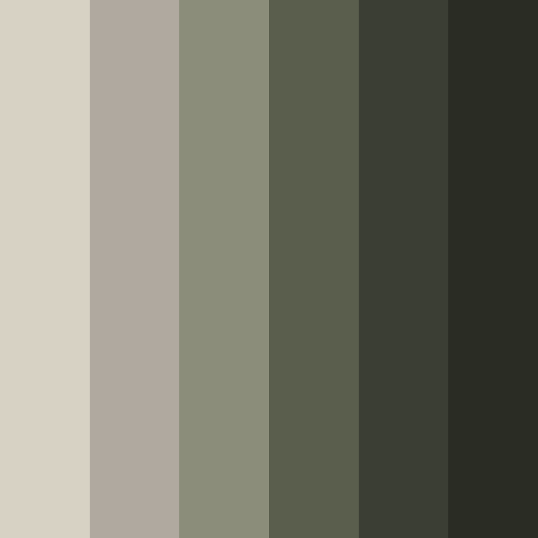 Download whispering pines color palette PNG image (square)