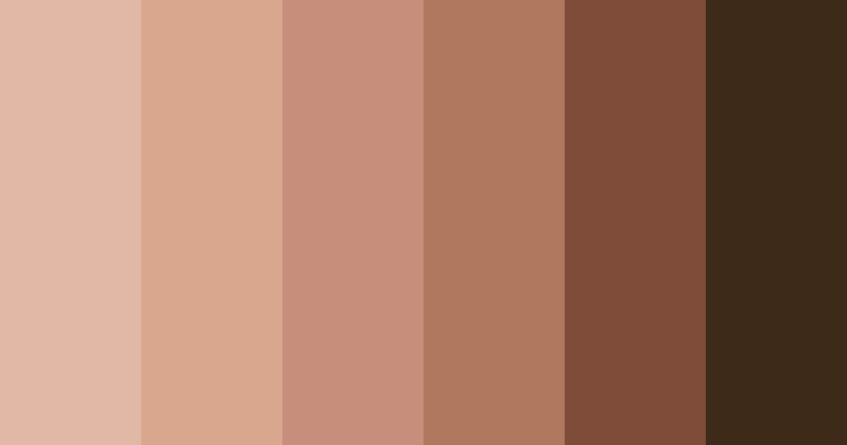Download cocoa serenade color palette PNG image (landscape)