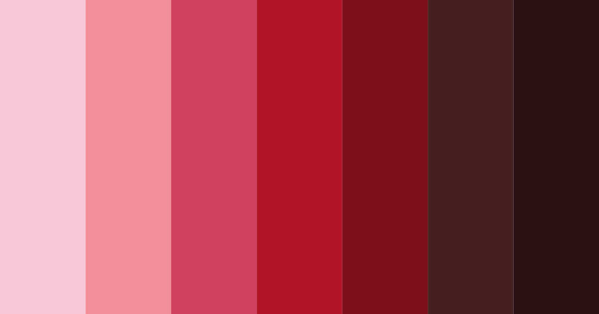 Download cherrywood delight color palette PNG image (landscape)