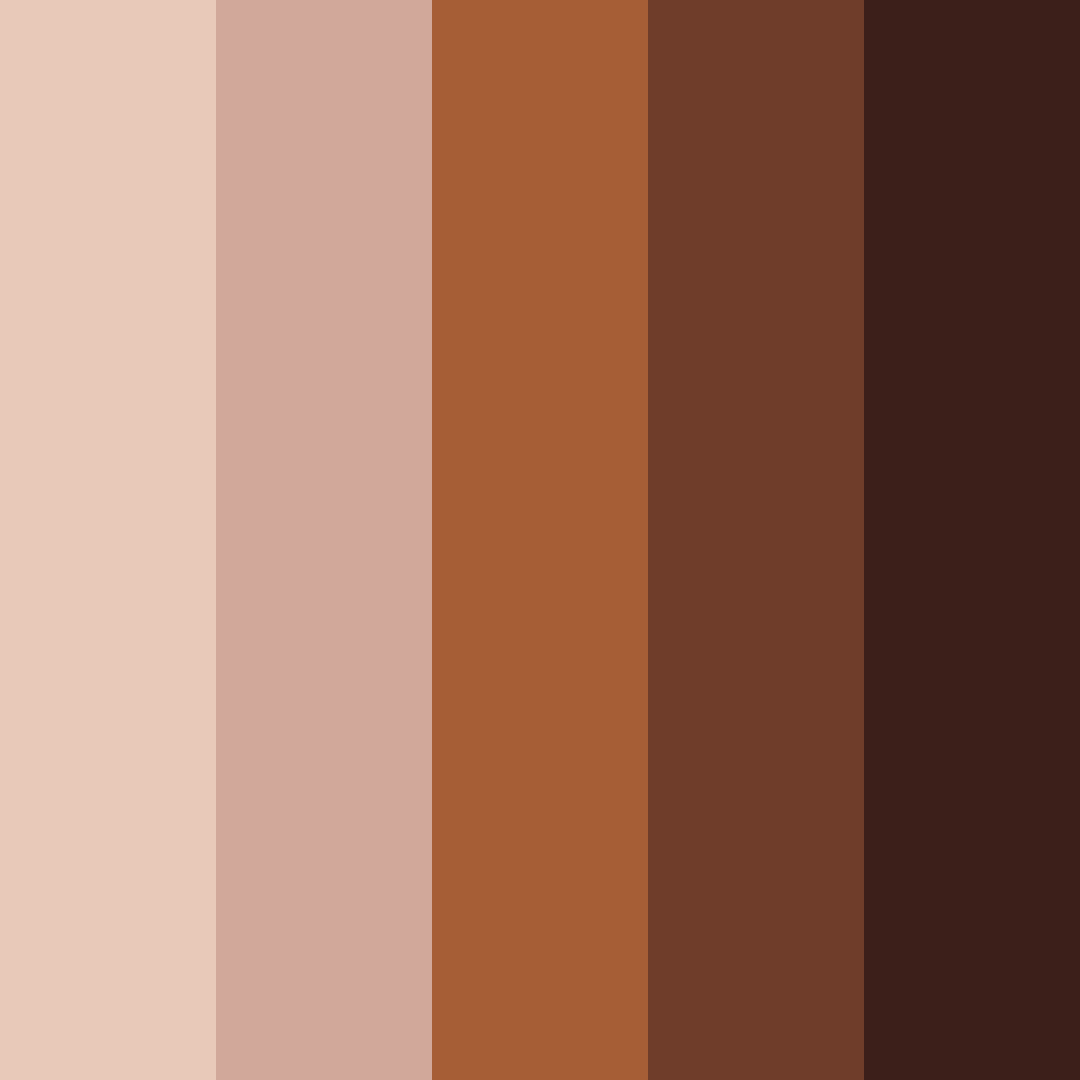 Download rustic cherrywood dream color palette PNG image (square)