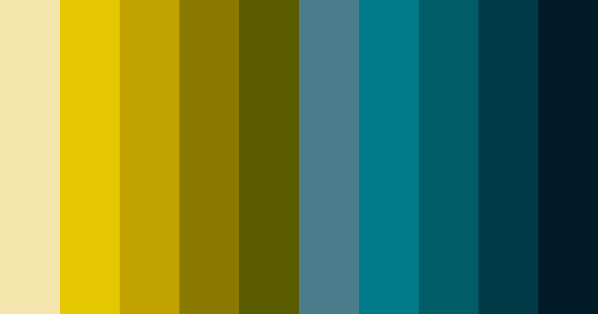 Download emerald sunrise color palette PNG image (landscape)