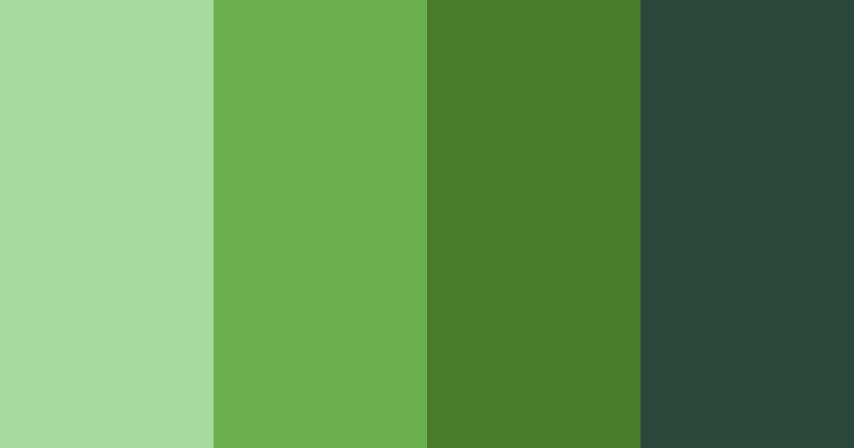 Download verdant canopy color palette PNG image (landscape)