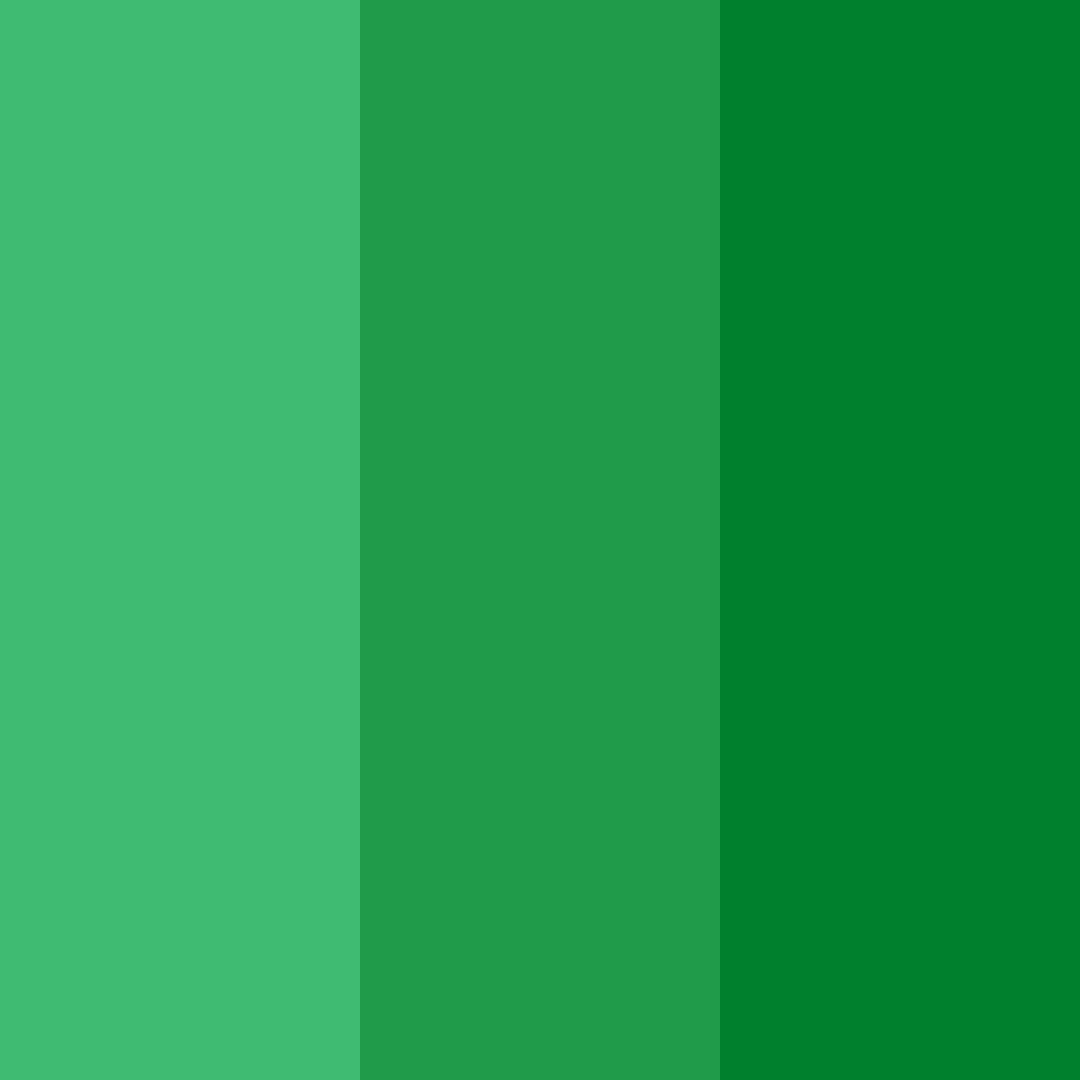 Download emerald harmony color palette PNG image (square)