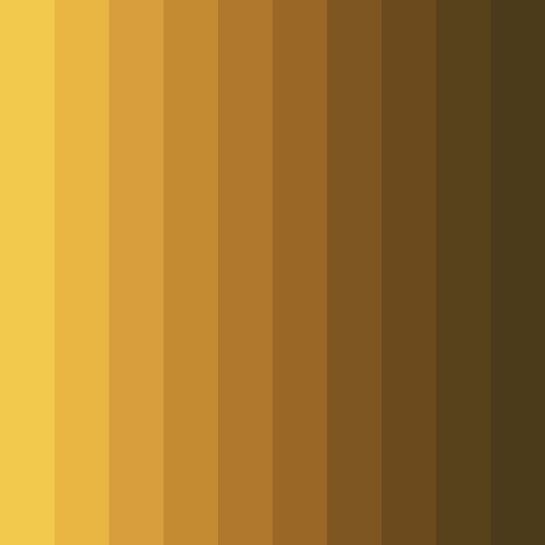 Download golden earthtones color palette PNG image (square)