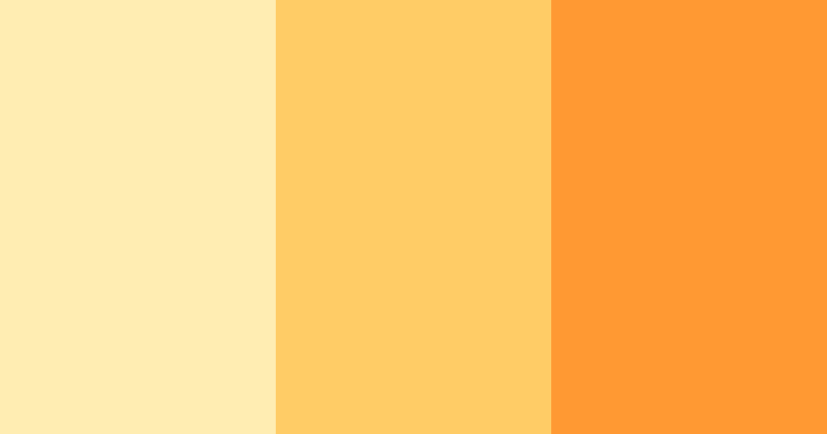 Download warm yellow color palette PNG image (landscape)