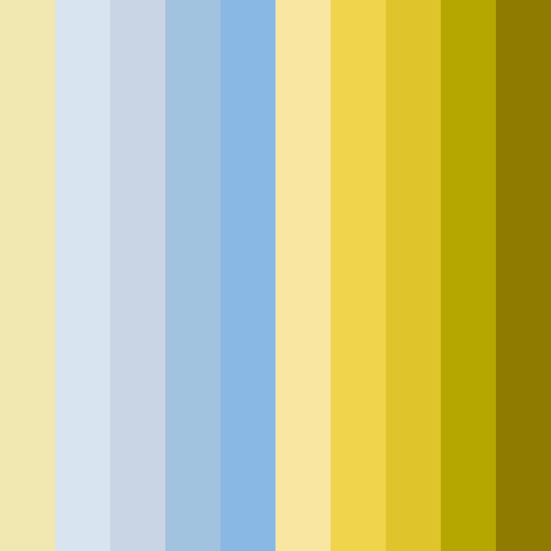Download sunny serenity color palette PNG image (square)