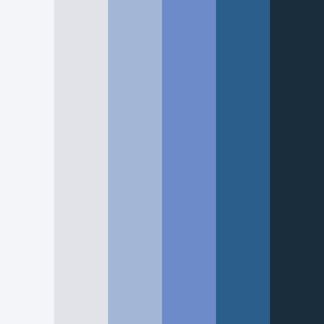 Download serenity spectrum color palette PNG image (square)