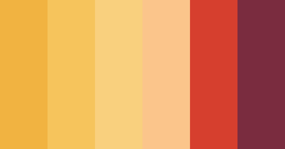 Download golden dusk serenade color palette PNG image (landscape)