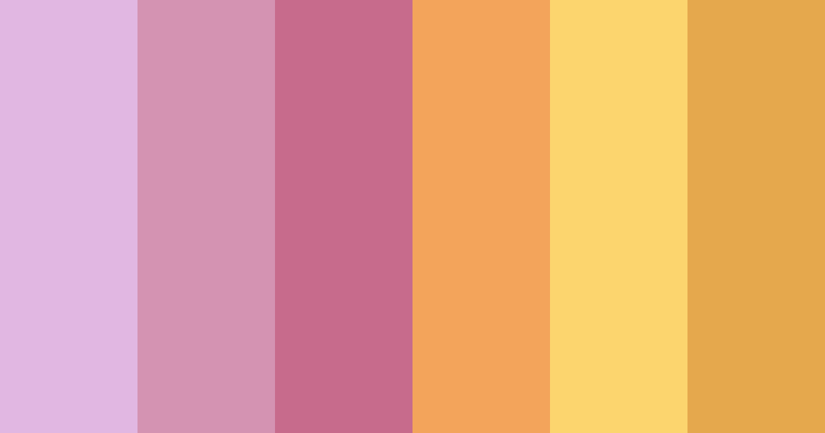 Download purple sunset color palette PNG image (landscape)