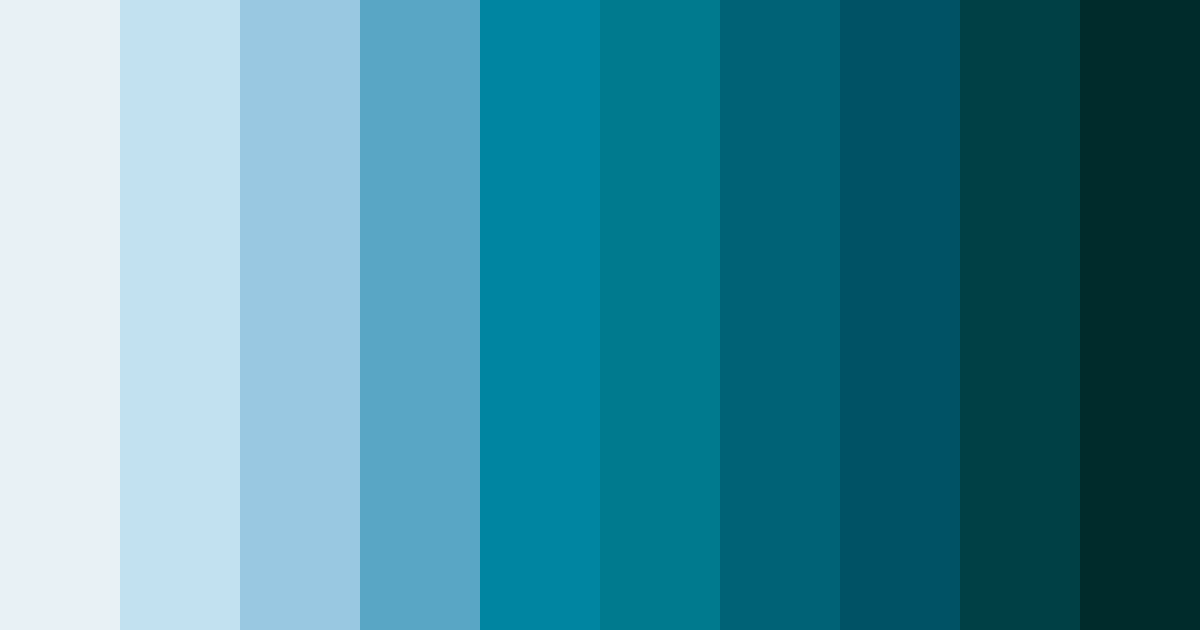 Download aqua horizon color palette PNG image (landscape)